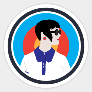 Modernist Female Sticker